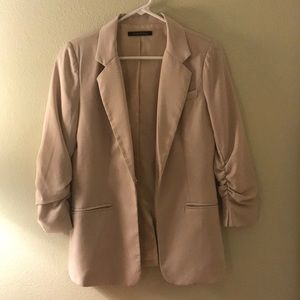 Foreign exchange beige blazer jacket